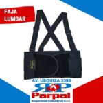 PROTECTOR LUMBAR NEGRO