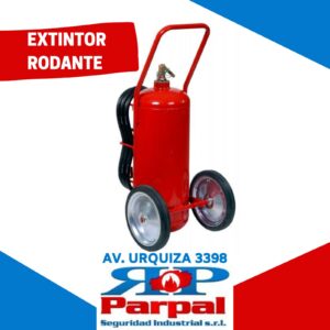 EXTINTOR RODANTE (TIPO CARRO) ABC-POLVO