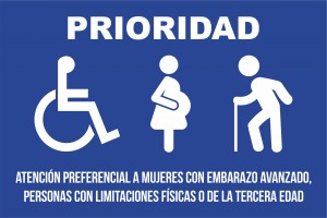 CARTEL «PRIORIDAD»