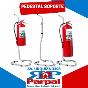 SOPORTE DE PIE PARA EXTINTOR MANUAL (PEDESTAL)