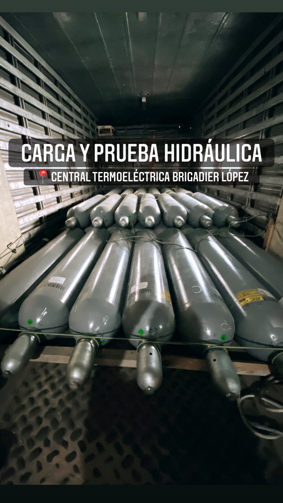 CARGA CO2 + PRUEBA HIDRÁULICA – TERMOELÉCTRICA SAUCE VIEJO