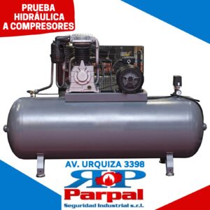 PRUEBA HIDRÁULICA A COMPRESORES DE AIRE