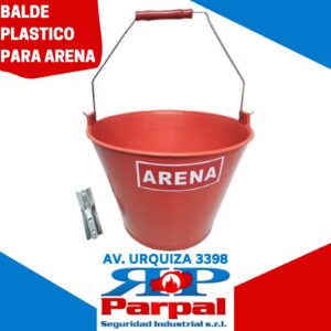 BALDE PLÁSTICO PARA ARENA ECONÓMICO